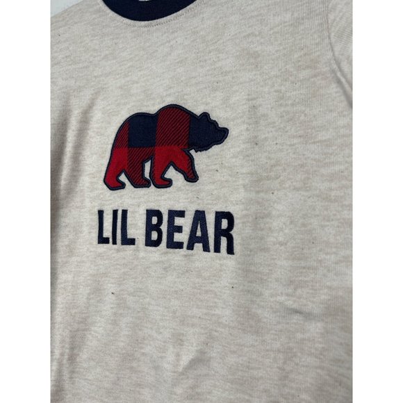 Dear Forms Cozy Comfort little bear red plaid pajama set boys L 10/12 1599 - Picture 2 of 9